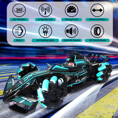 Jinou Remote Control Car - Made with Premium Quality plastic with high power 4WD Dual Motor – Kids toys Car with Remote Control and Smart Watch Gesture Control with Finger